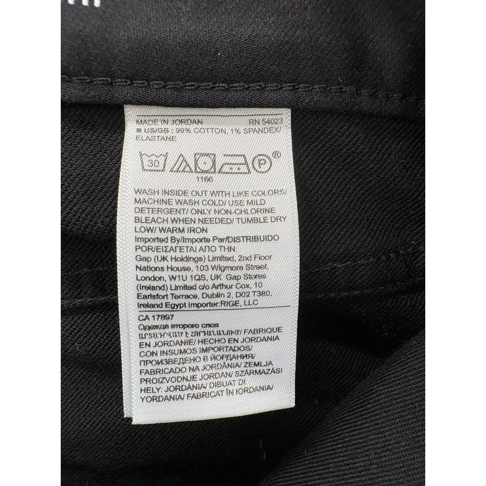 Banana Republic Traveler Slim Jeans Mens 30x30 Black Stretch Denim Pants Preppy
